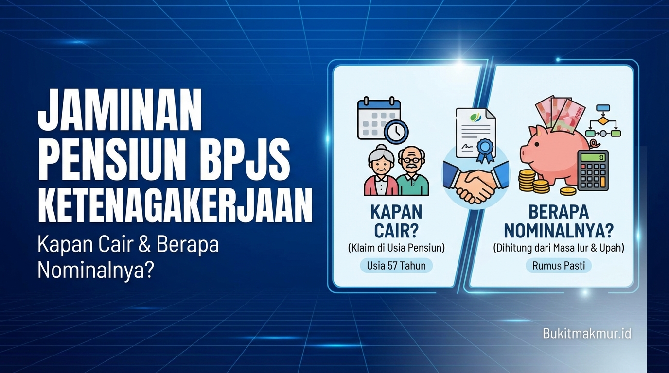 Jaminan Pensiun BPJS Ketenagakerjaan Kapan Cair dan Berapa Nominalnya?