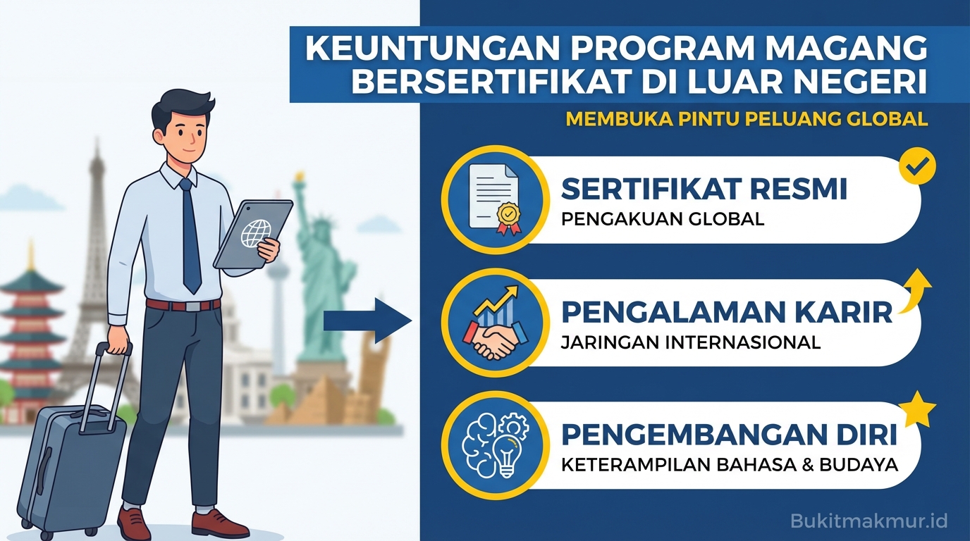 Keuntungan Mengikuti Program Magang Bersertifikat di Luar Negeri