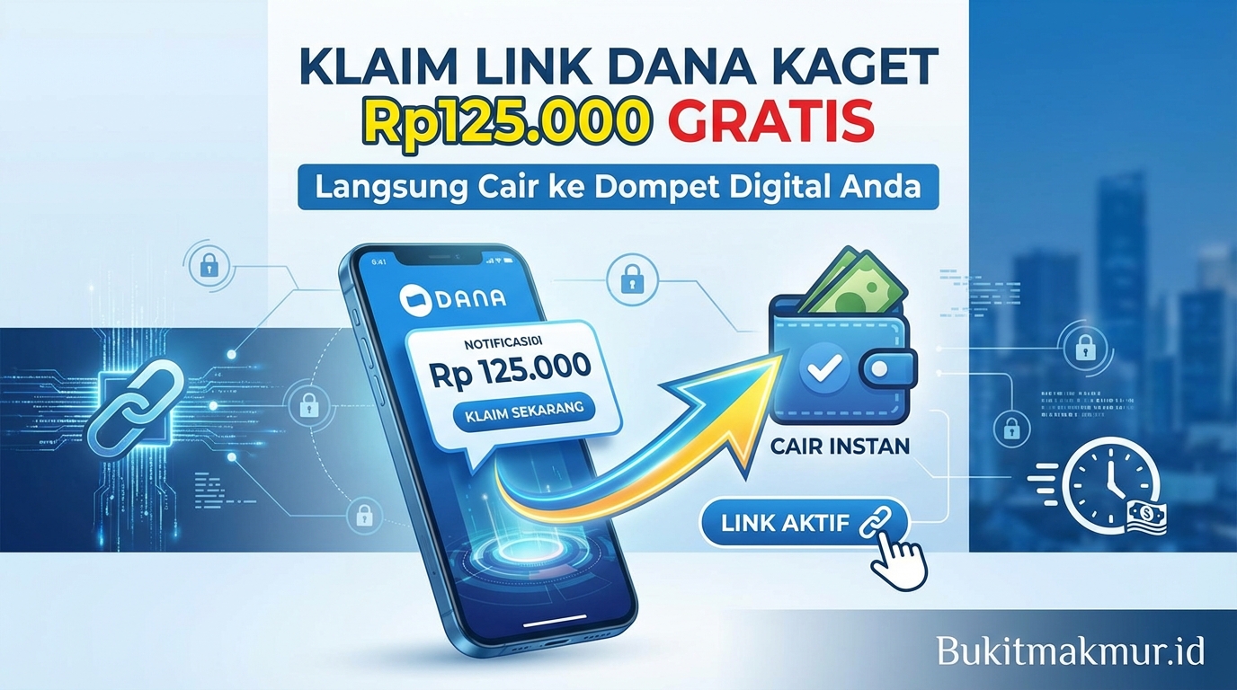 Klaim Link DANA Kaget Rp125.000 Gratis, Langsung Cair ke Dompet Digital Anda
