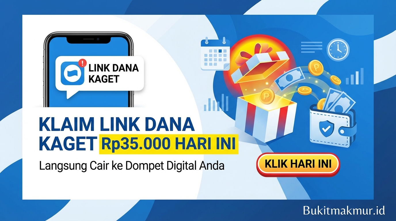 Klaim Link DANA Kaget Rp35.000 Hari Ini, Langsung Cair ke Dompet Digital Anda