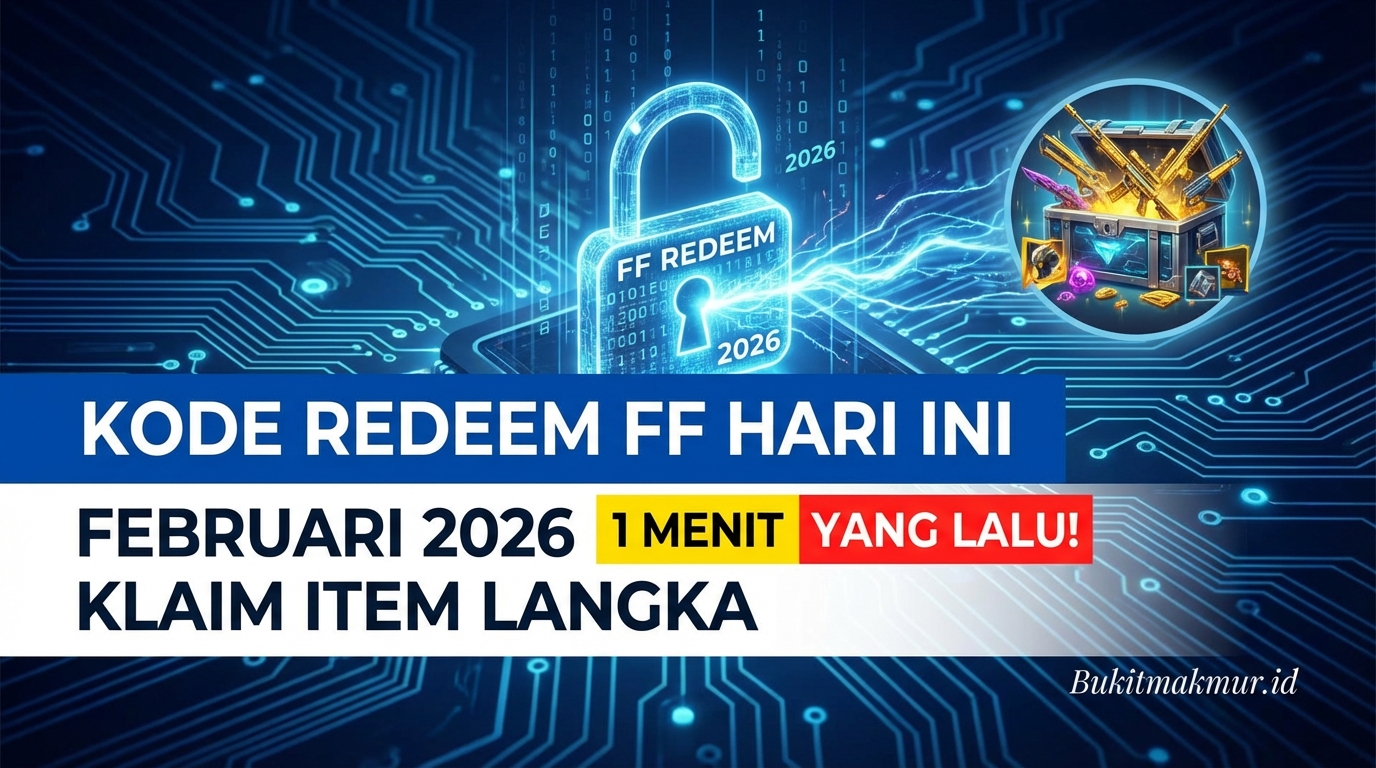 Kode Redeem FF Hari Ini Februari 2026 1 Menit yang Lalu! Klaim Item Langka