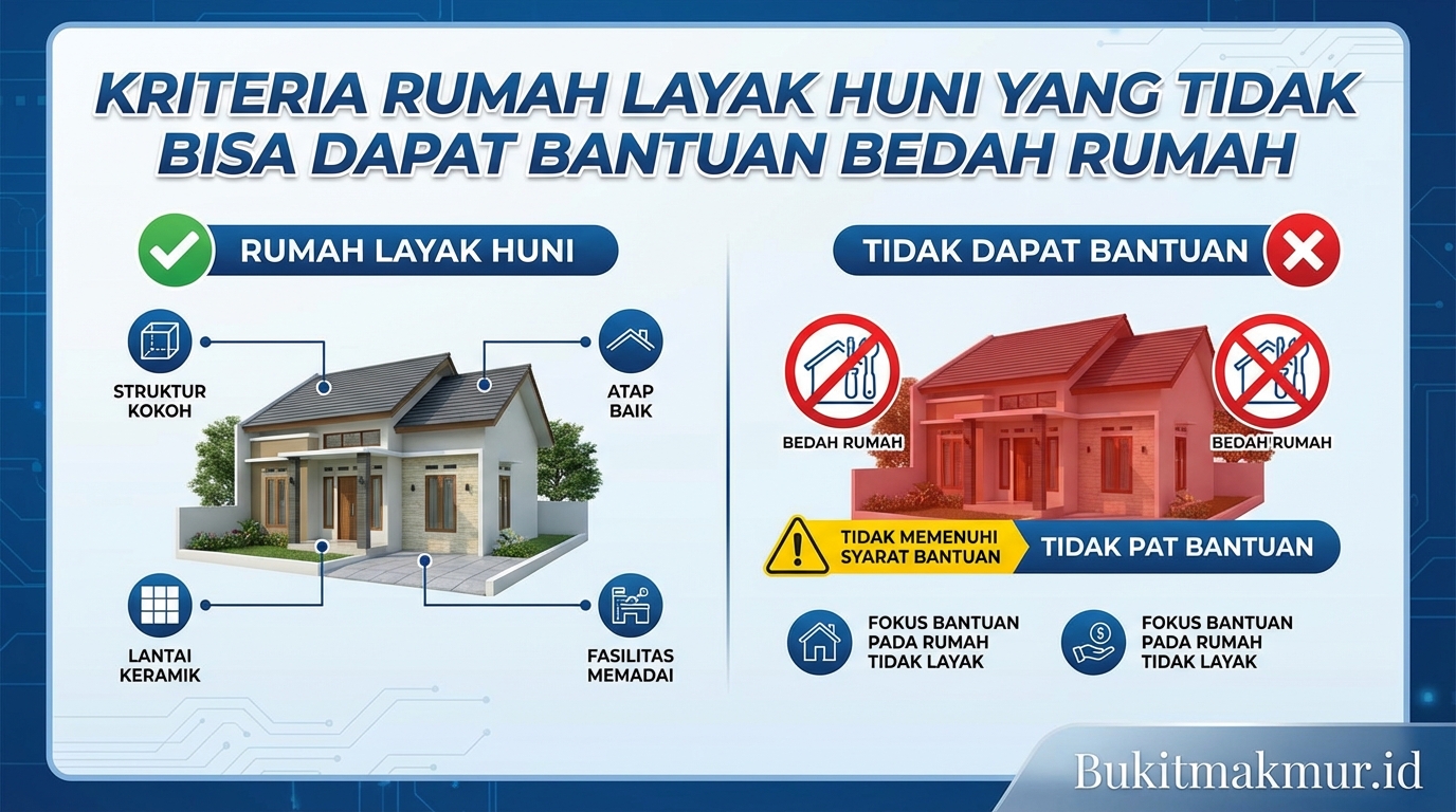 Kriteria Rumah Layak Huni yang Tidak Bisa Dapat Bantuan Bedah Rumah