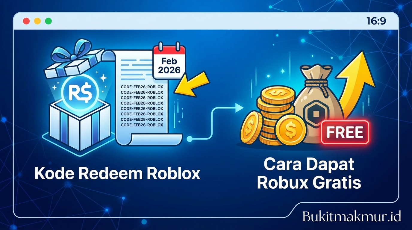 Kumpulan Kode Redeem Roblox Februari 2026 Terbaru dan Cara Dapat Robux Gratis