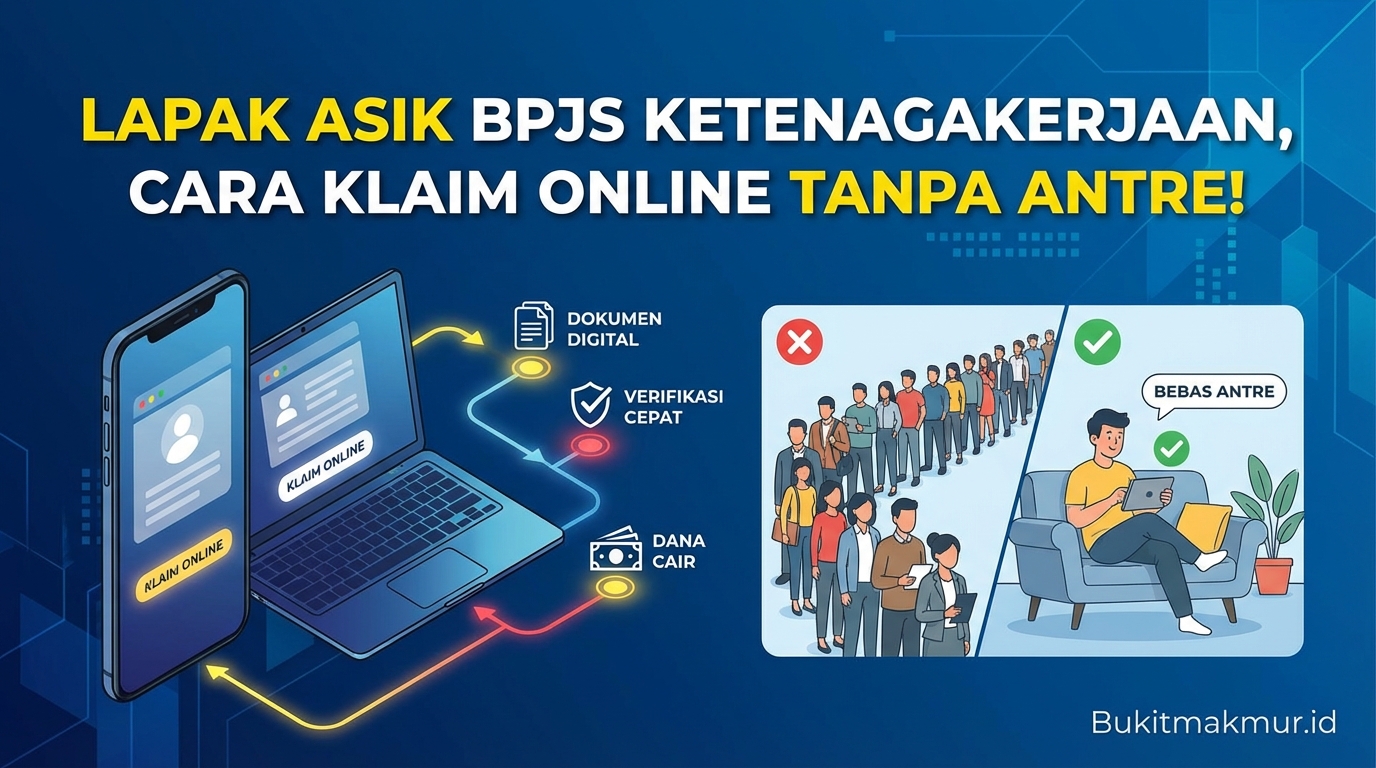 Lapak Asik BPJS Ketenagakerjaan, Cara Klaim Online Tanpa Antre!