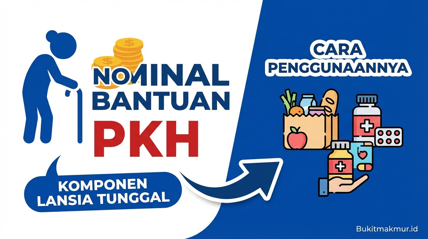 Nominal Bantuan PKH Komponen Lansia Tunggal dan Cara Penggunaannya
