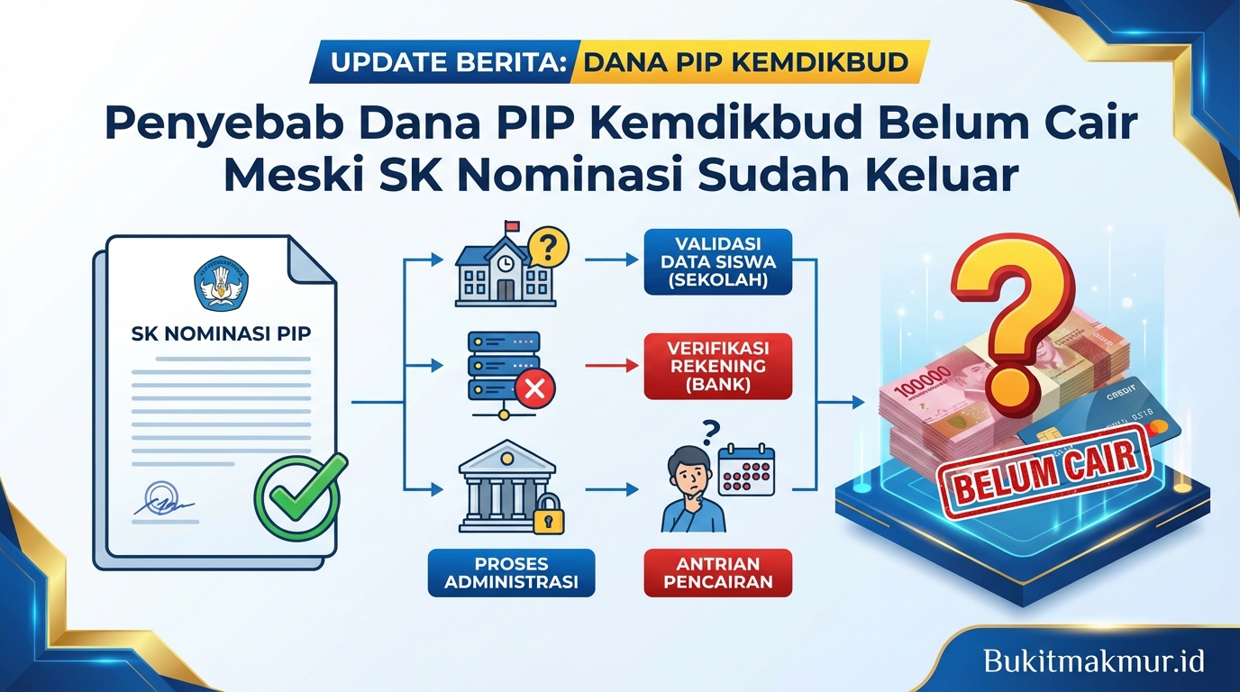 Penyebab Dana PIP Kemdikbud Belum Cair Meski SK Nominasi Sudah Keluar