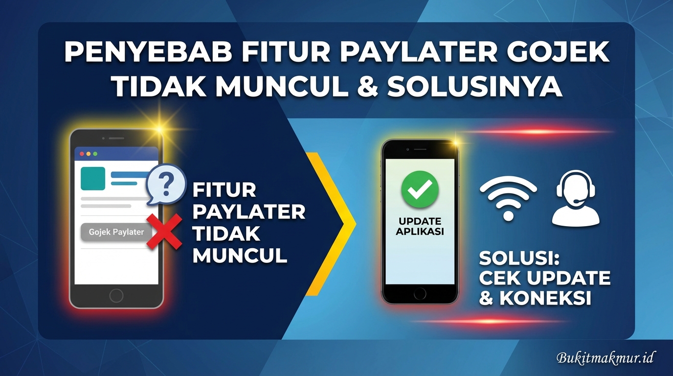 Penyebab Fitur Paylater Gojek Tidak Muncul di Aplikasi dan Solusinya