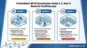 Perbedaan BPJS Kesehatan Kelas 1, 2, dan 3 Beserta Fasilitasnya