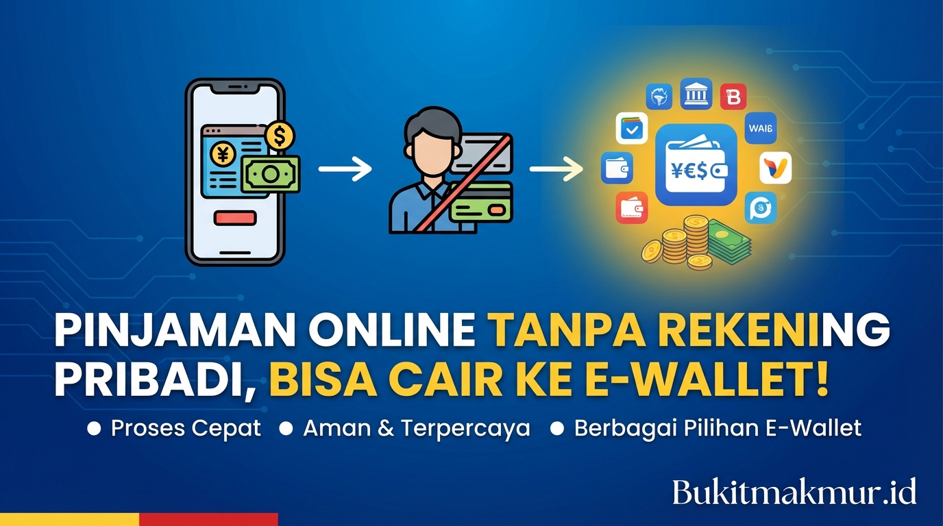 Pinjaman Online Tanpa Rekening Pribadi, Bisa Cair ke E-Wallet!
