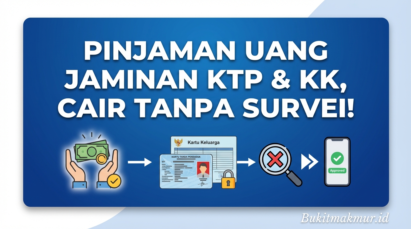 Pinjaman Uang Jaminan KTP dan Kartu Keluarga, Cair Tanpa Survei!