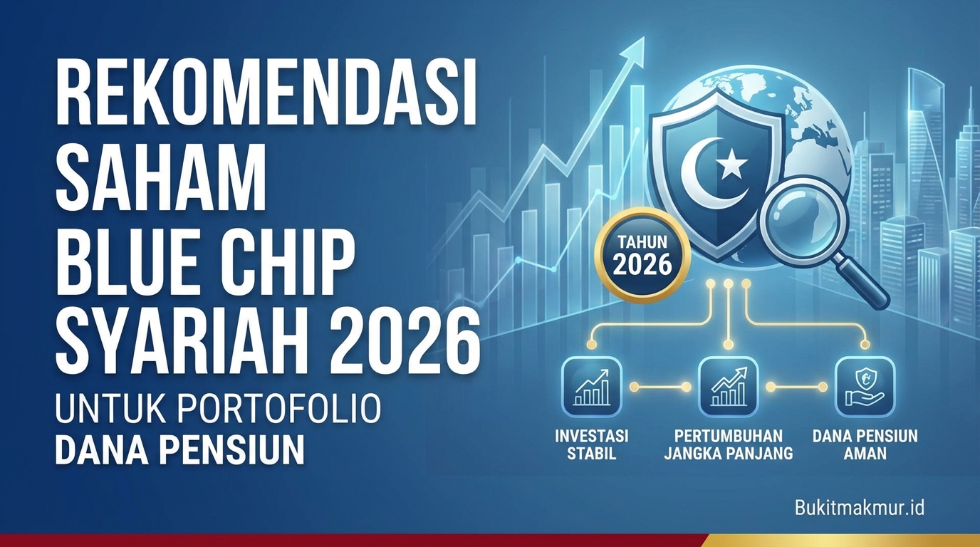 Rekomendasi Saham Blue Chip Syariah 2026 untuk Portofolio Dana Pensiun