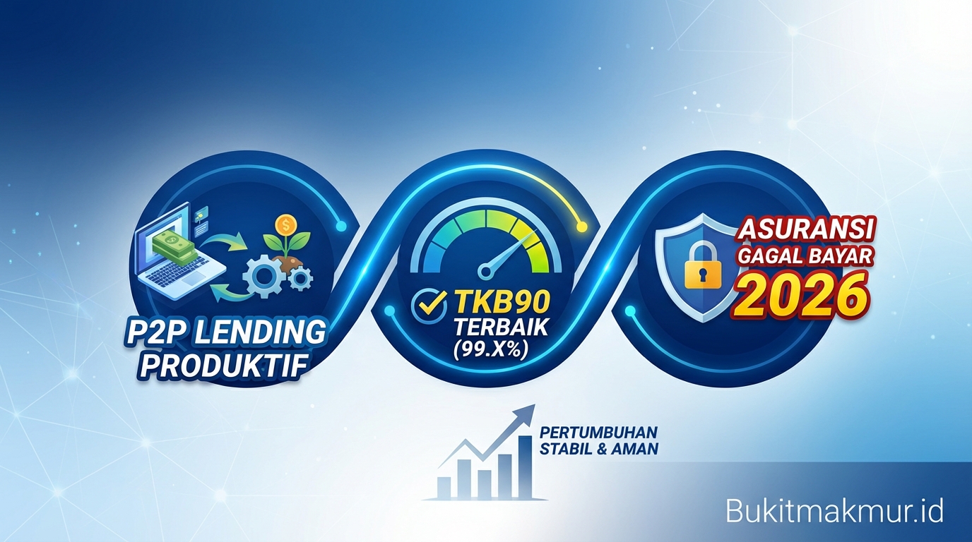 Review P2P Lending Produktif dengan TKB90 Terbaik dan Asuransi Gagal Bayar 2026