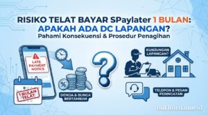 Risiko Telat Bayar SPaylater 1 Bulan Apakah Ada DC Lapangan yang Datang?