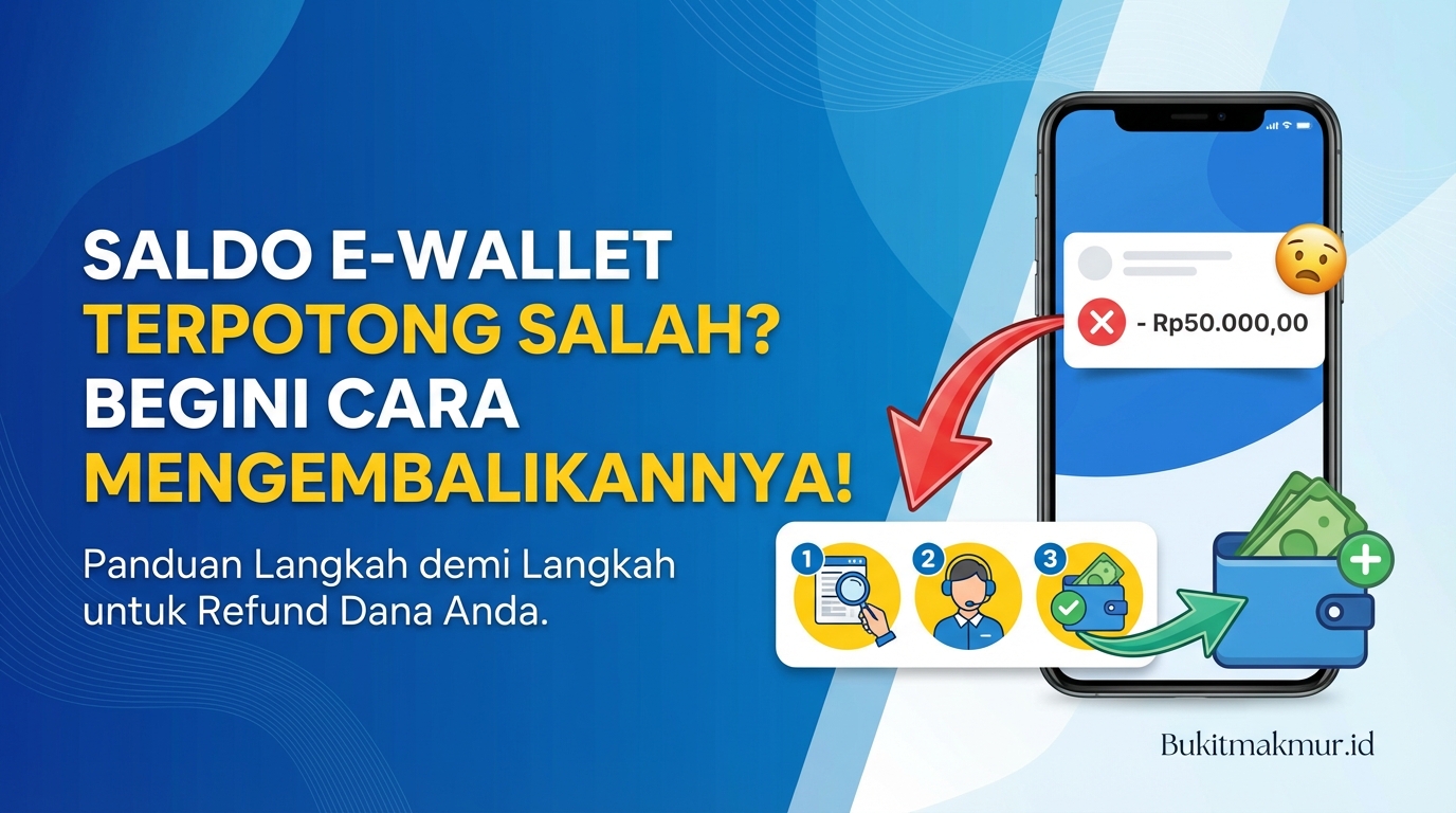 Saldo E-Wallet Terpotong Salah? Begini Cara Mengembalikannya!
