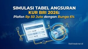 Simulasi Tabel Angsuran KUR BRI 2026: Plafon Rp 50 Juta dengan Bunga 6%