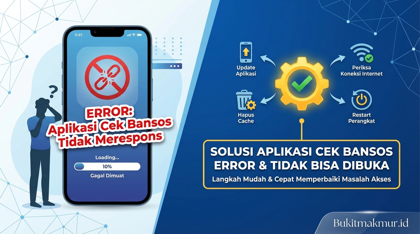 Solusi Aplikasi Cek Bansos Error dan Tidak Bisa Dibuka