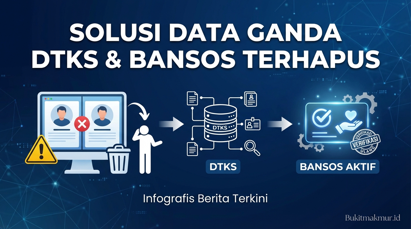 Solusi Data Ganda dalam DTKS yang Menyebabkan Bansos Terhapus