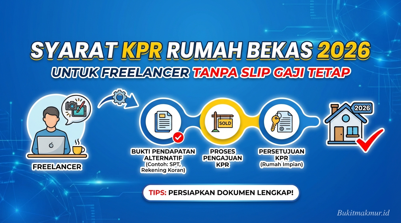 Syarat KPR Rumah Bekas 2026 untuk Freelancer Tanpa Slip Gaji Tetap