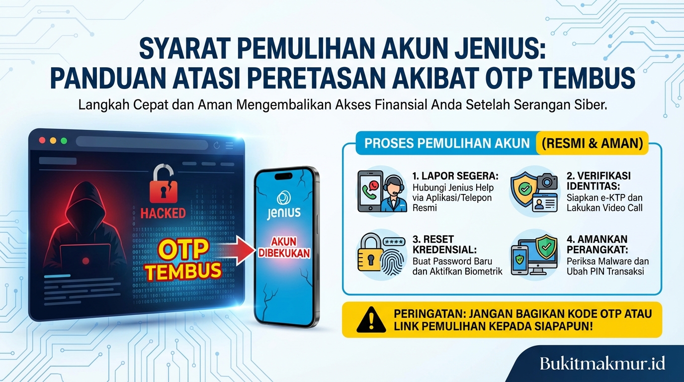 Syarat Memulihkan Akun Bank Jenius yang Diretas Akibat Kode OTP Tembus oleh Hacker