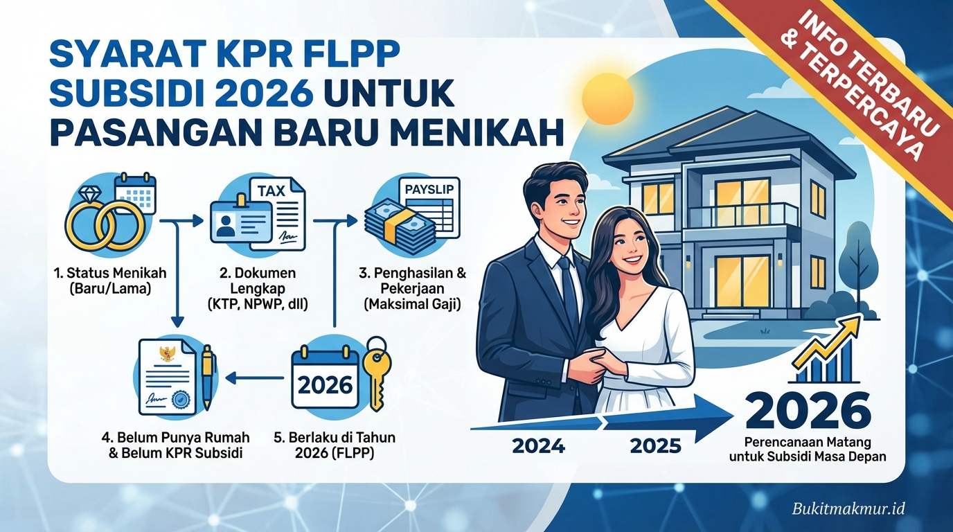 Syarat Mengajukan KPR FLPP Subsidi 2026 untuk Pasangan Baru Menikah