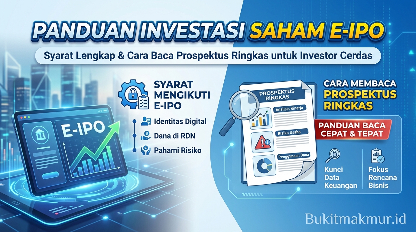 Syarat Mengikuti IPO Saham di E-IPO dan Cara Membaca Prospektus Ringkas