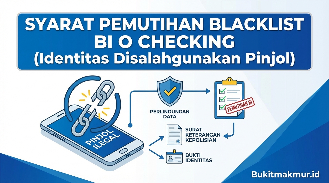 Syarat Mengurus Pemutihan Blacklist BI Checking Akibat Identitas Digunakan Orang Lain untuk Pinjol