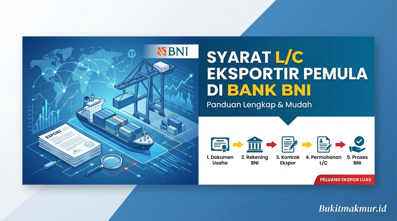 Syarat Pembukaan Letter of Credit Eksportir Pemula di Bank BNI