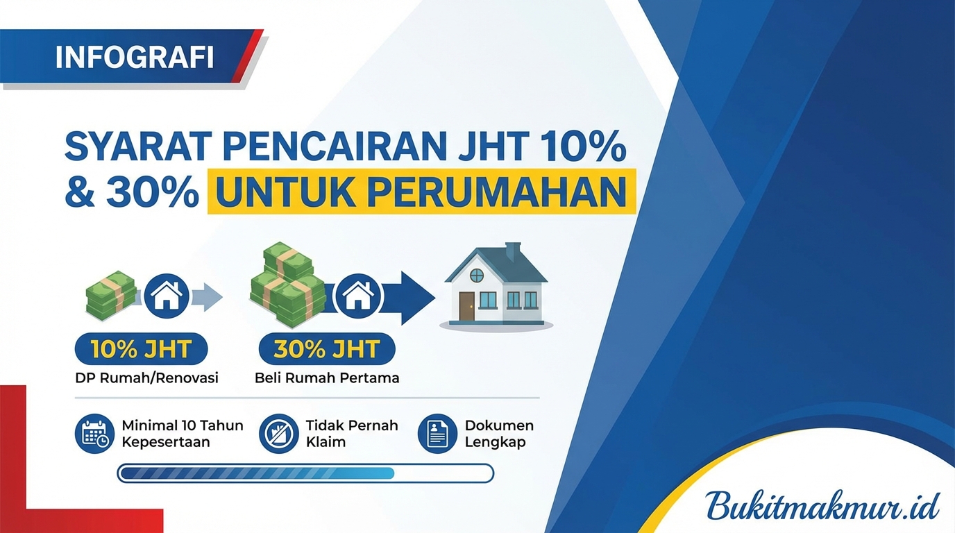 Syarat Pencairan JHT 10 Persen dan 30 Persen untuk Perumahan