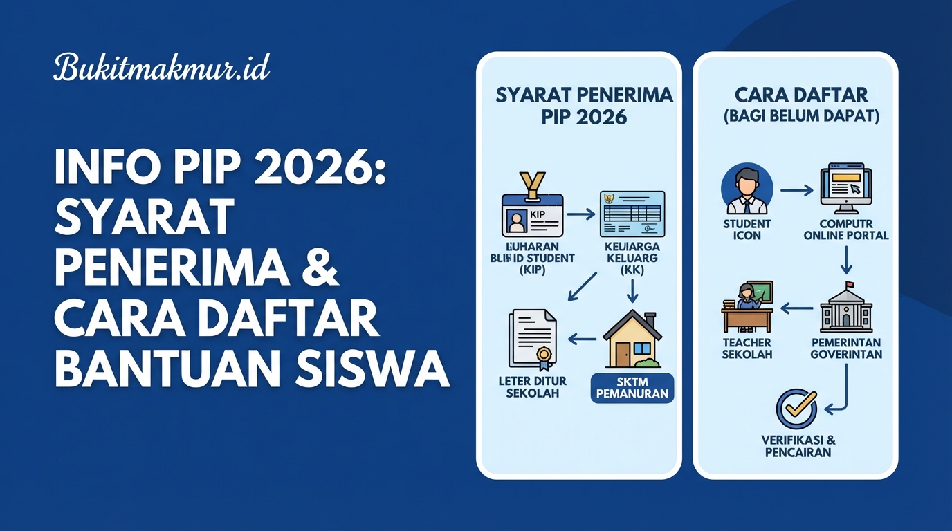 Syarat Penerima PIP 2026 dan Cara Daftar Bagi Siswa yang Belum Dapat Bantuan