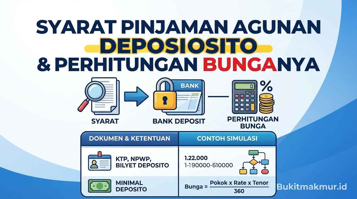 Syarat Pinjaman Agunan Deposito dan Perhitungan Bunganya