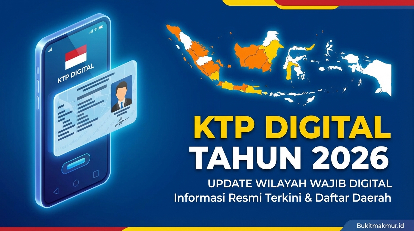 Update Wilayah yang Wajib Menggunakan KTP Digital Tahun 2026