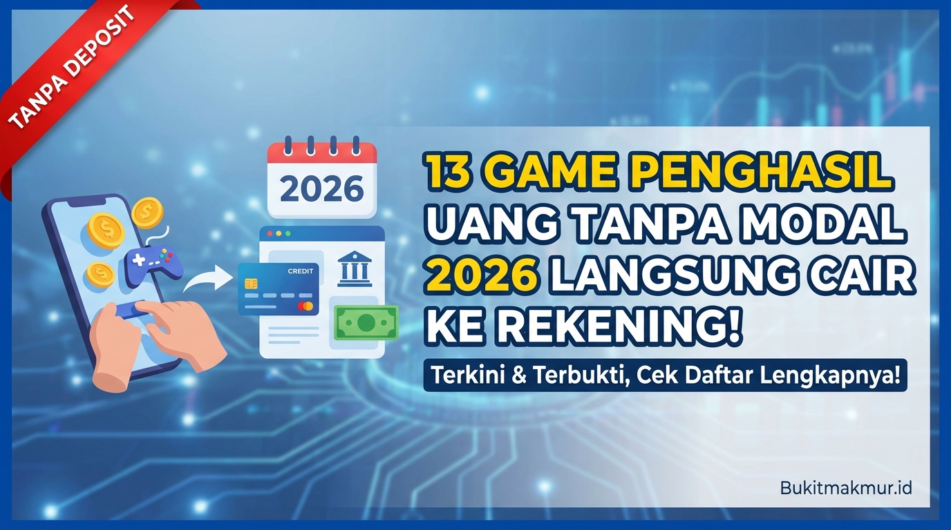13 Game Penghasil Uang Tanpa Modal 2026 Langsung Cair ke Rekening!