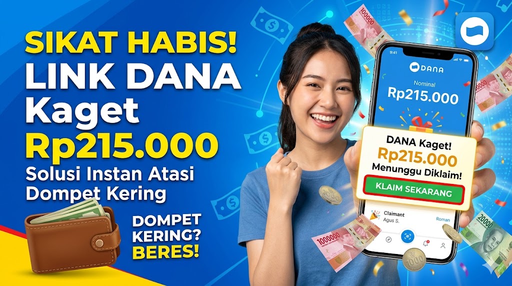 Link DANA Kaget Rp215.000