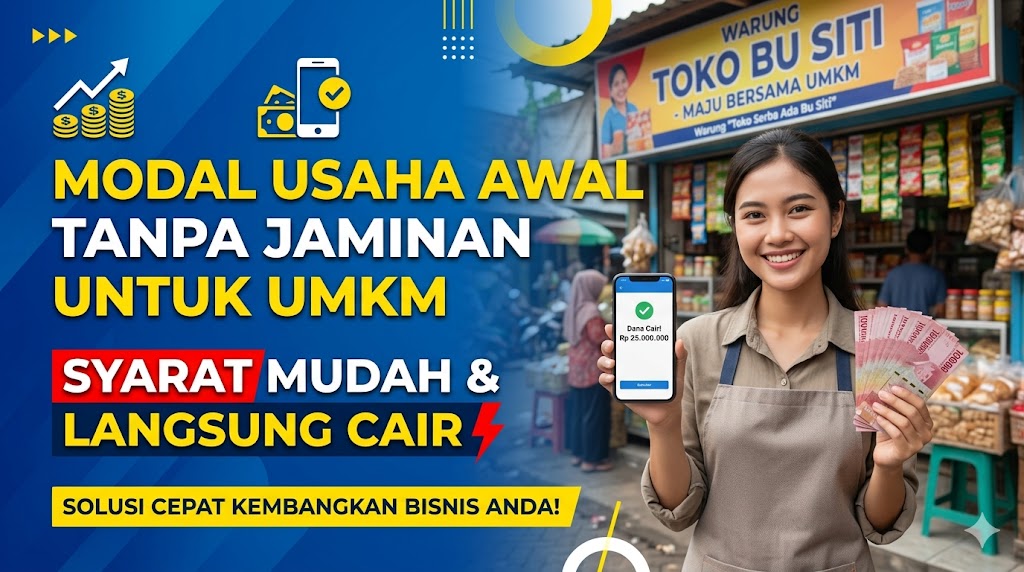 Pinjaman Modal Usaha Tanpa Jaminan