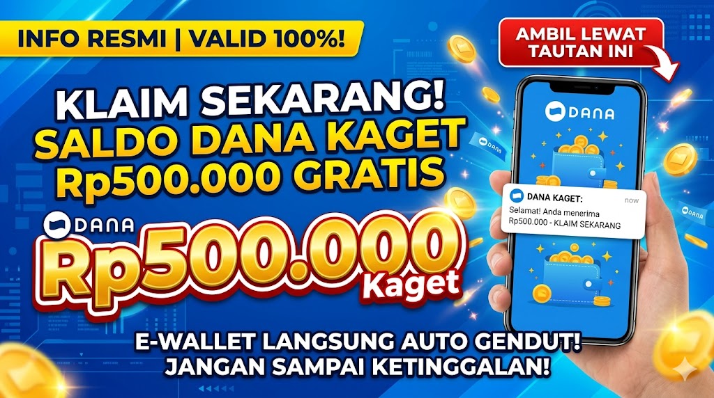 Saldo DANA Kaget Rp500.000