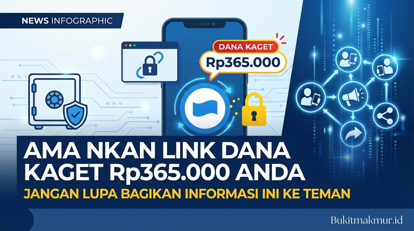 Amankan Link DANA Kaget Rp365.000 Anda, Jangan Lupa Bagikan Informasi Ini ke Teman