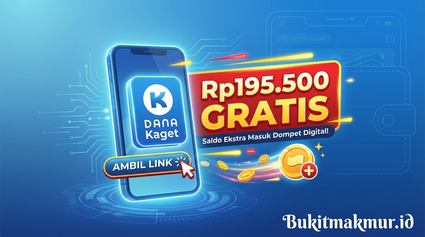 Ambil Link DANA Kaget Rp195.500 Gratis, Saldo Ekstra Masuk Dompet Digital!