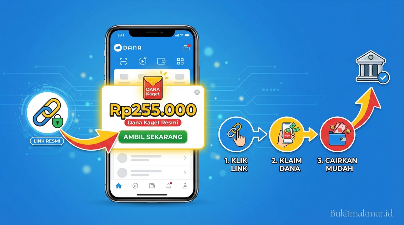 Ambil Link DANA Kaget Rp255.000 Resmi, Ikuti Panduan Mudah Mencairkannya Di Sini