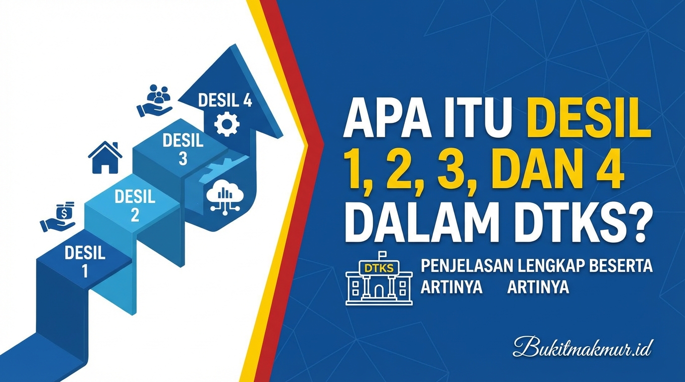 Apa Itu Desil 1, 2, 3, dan 4 dalam DTKS? Ini Penjelasan Lengkap Beserta Artinya