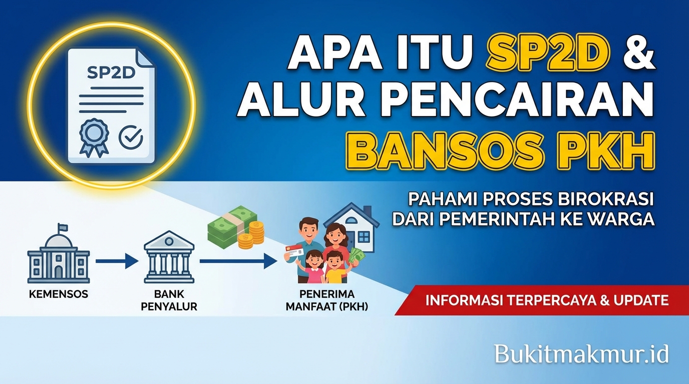 Apa Itu SP2D dalam Pencairan Bansos PKH? Pahami Alur Birokrasinya Di Sini