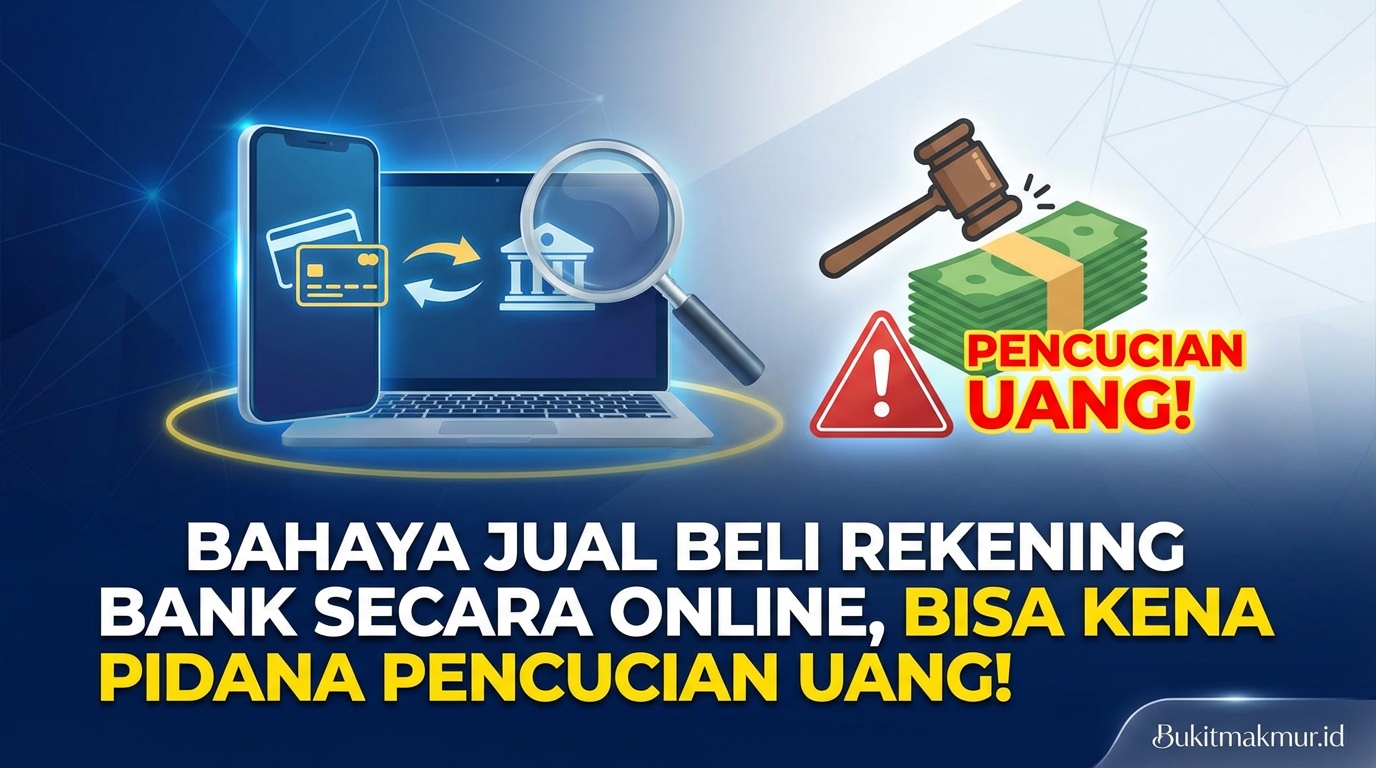 Bahaya Jual Beli Rekening Bank Secara Online, Bisa Kena Pidana Pencucian Uang!