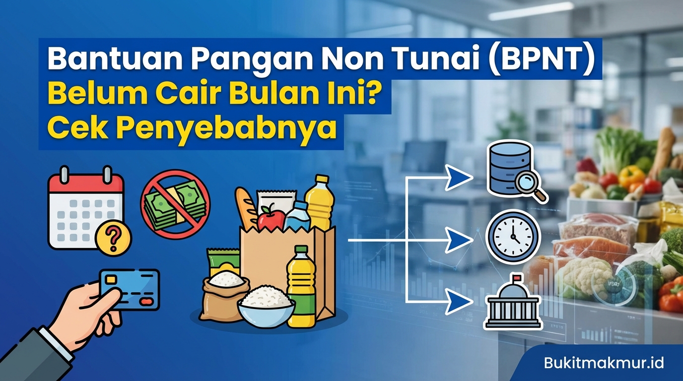 Bantuan Pangan Non Tunai (BPNT) Belum Cair Bulan Ini? Cek Penyebabnya