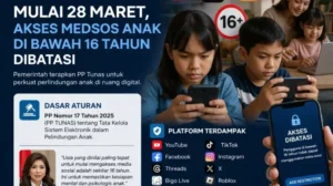 Batasi Akses Medsos Anak: X dan Bigo Live Jadi Model, Platform Lain Terancam Sanksi 2026