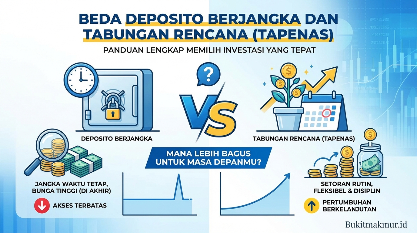 Beda Deposito Berjangka dan Tabungan Rencana (Tapenas), Mana Lebih Bagus?