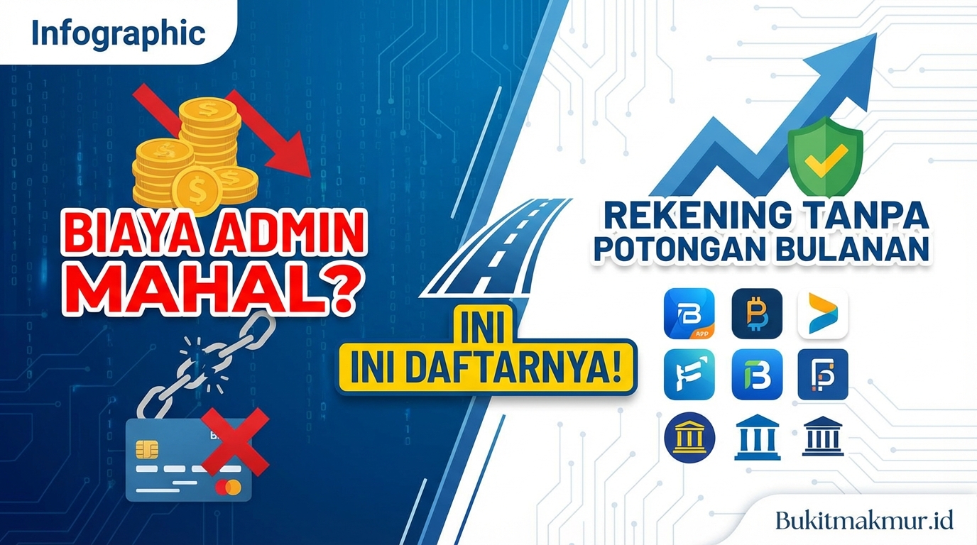 Biaya Admin Bank Terlalu Mahal? Ini Daftar Rekening Tanpa Potongan Bulanan