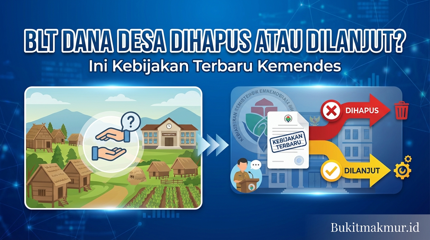 BLT Dana Desa Dihapus atau Dilanjut? Ini Kebijakan Terbaru Kemendes