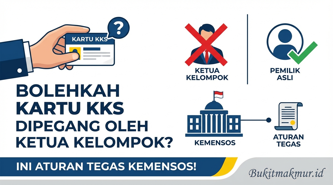 Bolehkah Kartu KKS Dipegang oleh Ketua Kelompok? Ini Aturan Tegas Kemensos!