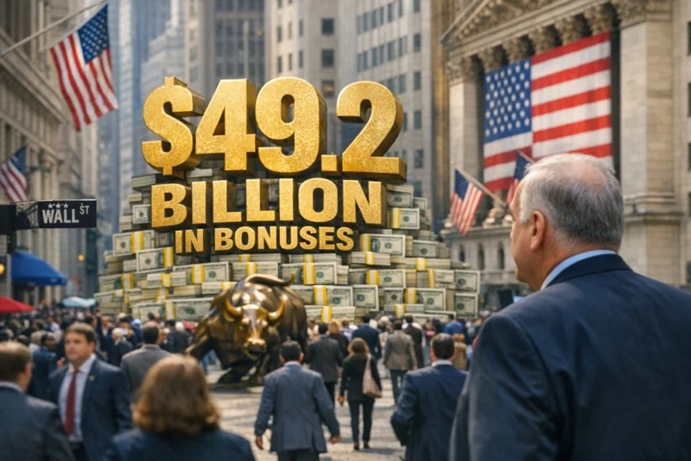 Bonus Wall Street 2026 Pecahkan Rekor dengan Kenaikan 9% hingga USD 49,2 Miliar