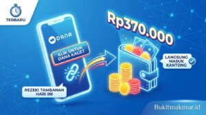 Buka Link DANA Kaget Rp370.000 Hari Ini, Rezeki Tambahan Langsung Masuk Kantong