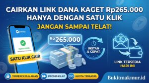 Cairkan Link DANA Kaget Rp265.000 Hanya dengan Satu Klik, Jangan Sampai Telat!